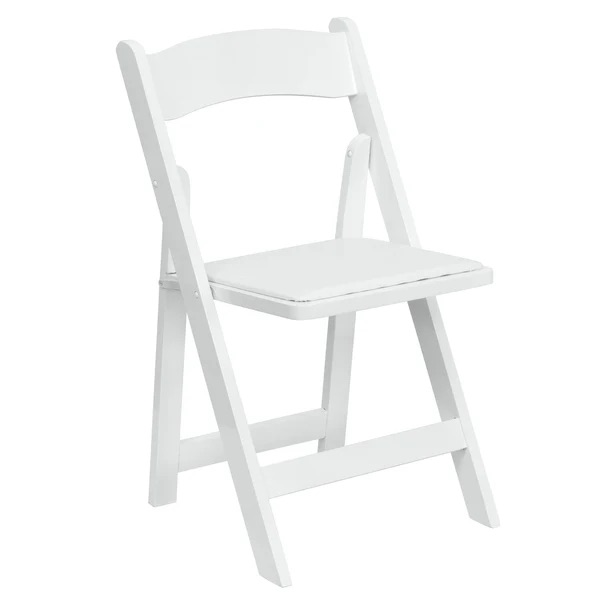 Resin Chairs available for rent in the Coachella Valley