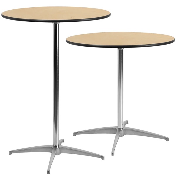 Cocktail Table w/ Spandex available for rent in the Coachella Valley