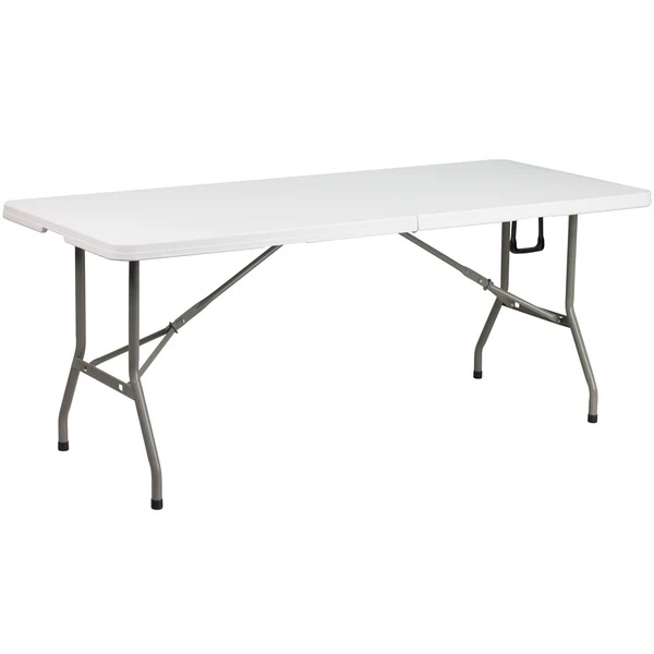 6 Ft Long Tables available for rent in the Coachella Valley